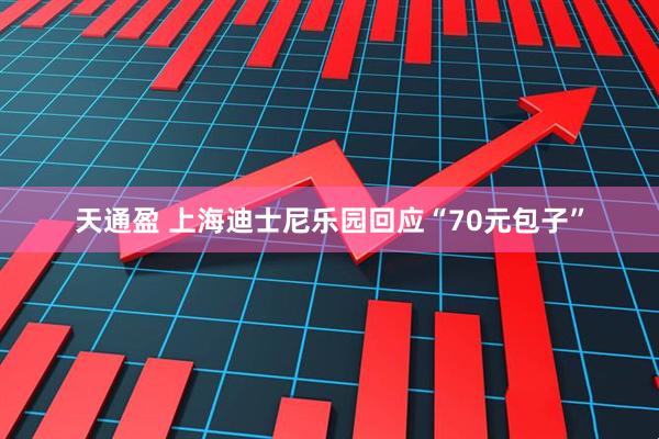 天通盈 上海迪士尼乐园回应“70元包子”