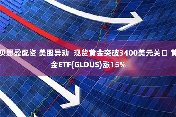 贝思盈配资 美股异动  现货黄金突破3400美元关口 黄金ETF(GLDUS)涨15%