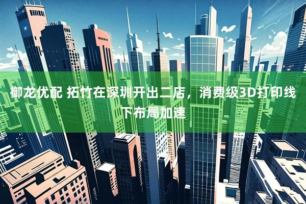 御龙优配 拓竹在深圳开出二店，消费级3D打印线下布局加速