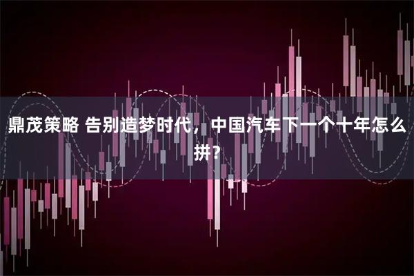 鼎茂策略 告别造梦时代，中国汽车下一个十年怎么拼？