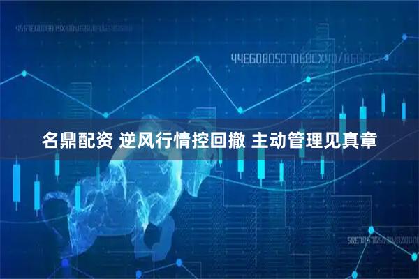 名鼎配资 逆风行情控回撤 主动管理见真章